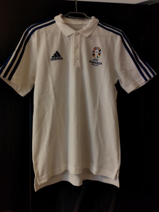 Tricou Adidas Euro 2024 Polo - Alb