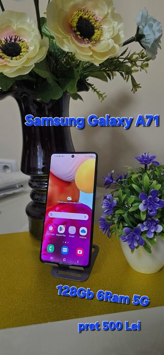 ‼️Samsung Galaxy A71 128Gb 6Ram 5G ,impecabil‼️