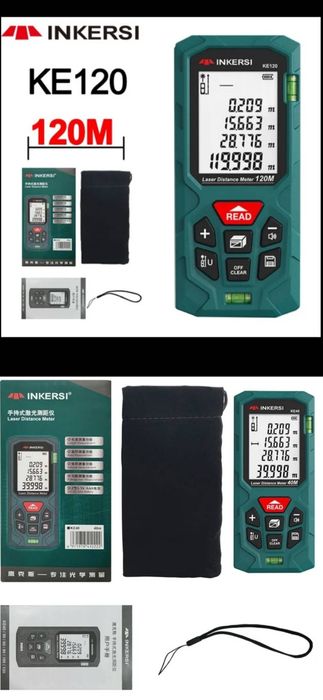 Лазерная рулетка дальномер метр цифровой измеритель дальнометр линейка