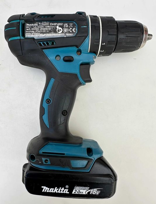 Makita DHP482 - Акумулаторен ударен винтоверт 18V 2.0Ah