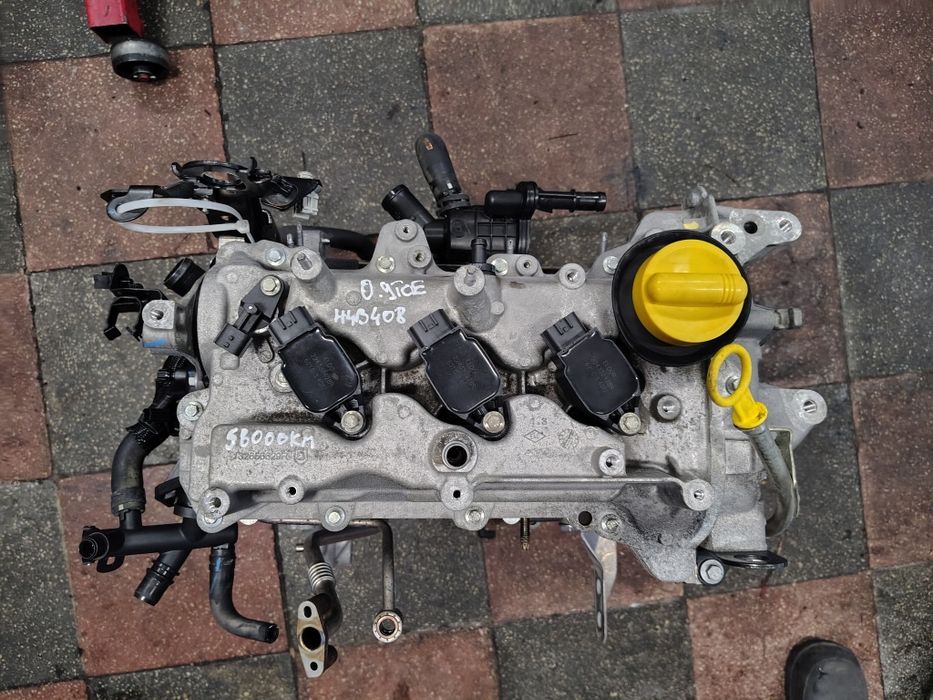 Motor complet fara anexe dacia logan dacia sandero dacia lodgy 0.9tce cod h4b408 renault clio 4 renault captur nissan micra 0.9tce euro6 cod h4b408