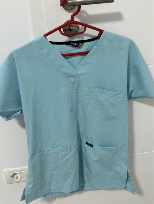 Costum medical baby blue