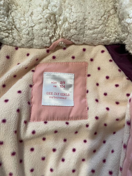 Теплая куртка для девочки