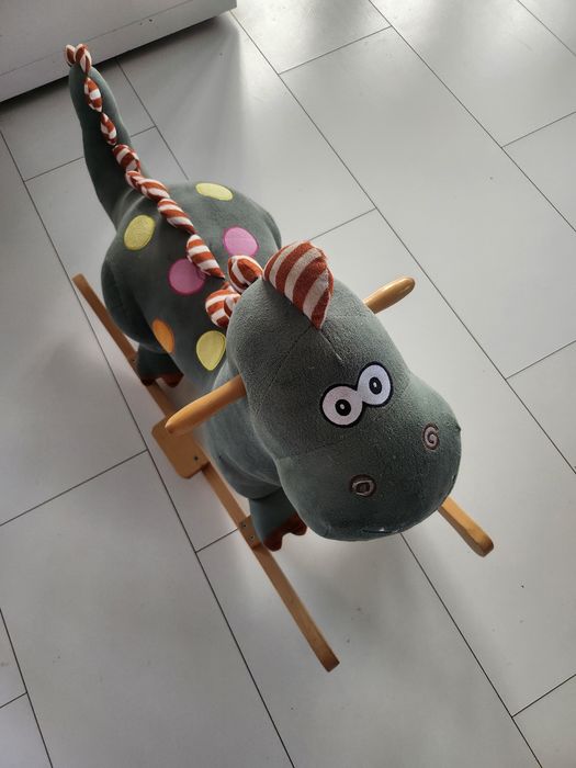 Люлееща се дървена  играчка Milly Mally - Dino