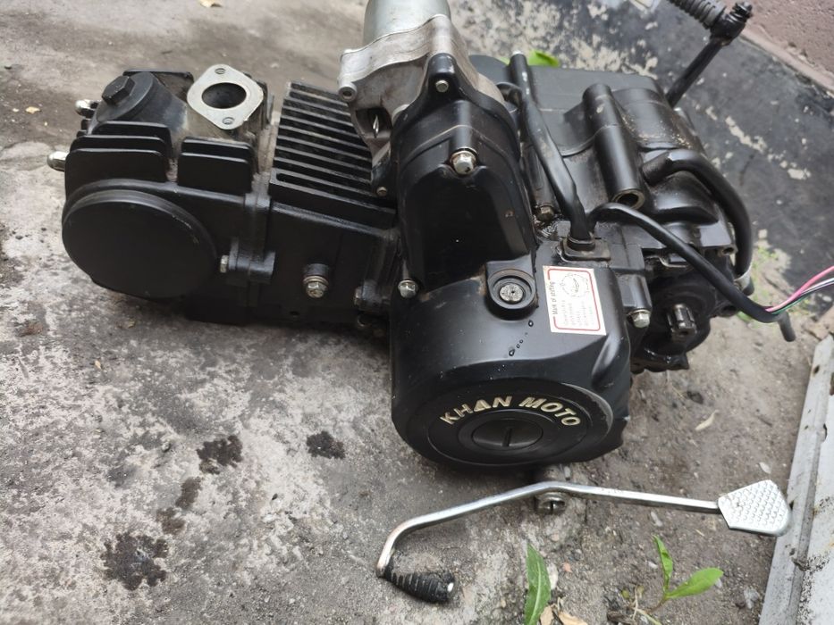 Двигатель khan moto 125 куб , гравировка 48