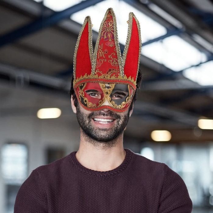 Amosfun Venetian Masquerade Masks