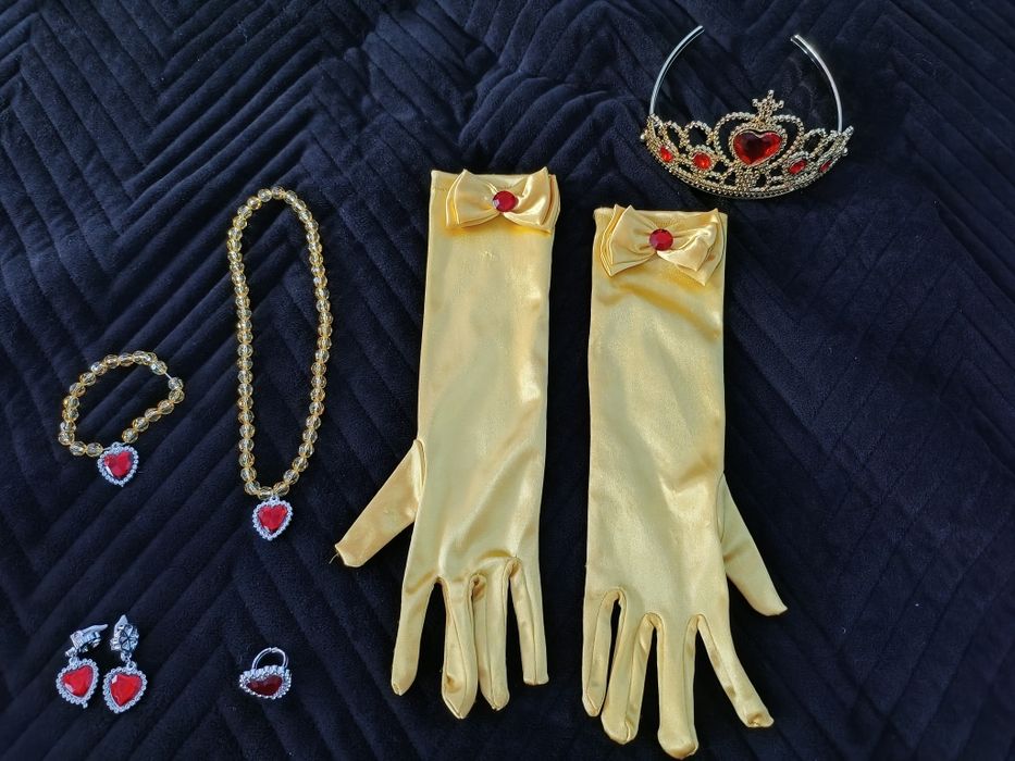 Rochie Halloween / serbare prințesa Alba ca Zăpada fetița 5-6 ani