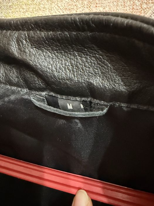 Кожаная мужская куртка