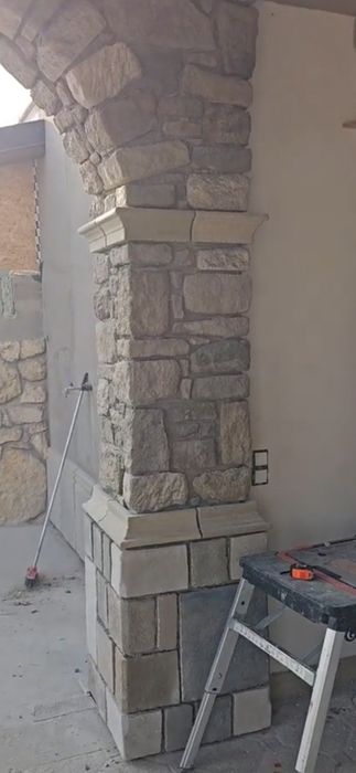 Placari cu piatra semineu barbeq