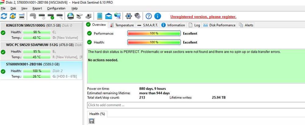 Hard Disk Seagate SkyHawk ST6000VX001 SATA3 | Garanție 12 luni Supraveghere