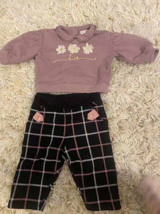 Set bluza si pantaloni fetite