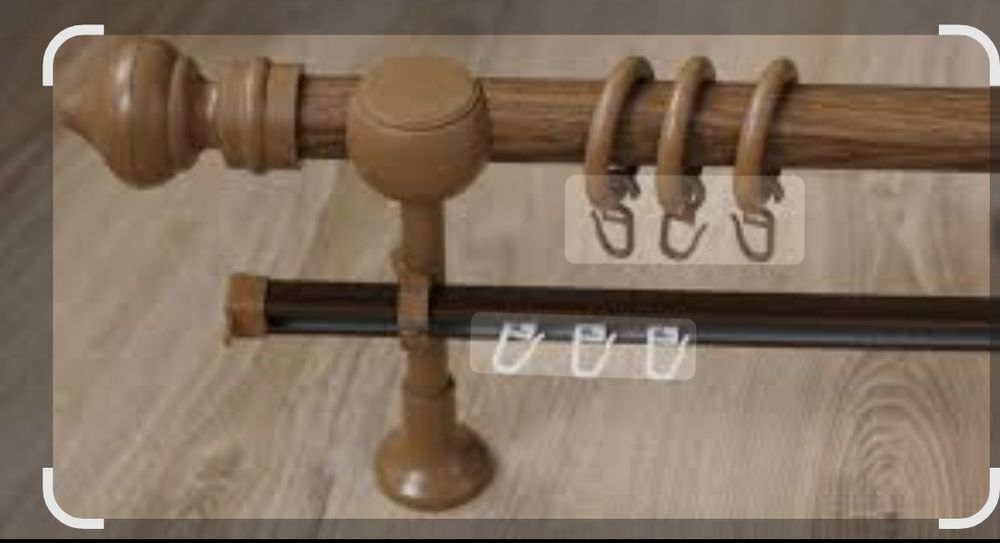 Навеска карнизов гардин