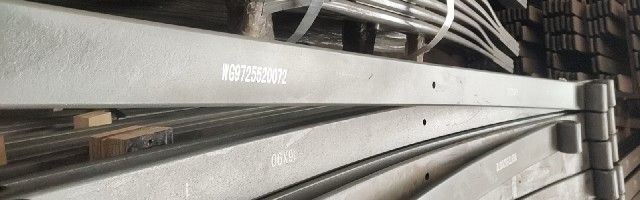 лист коренной рессора передняя 6*4