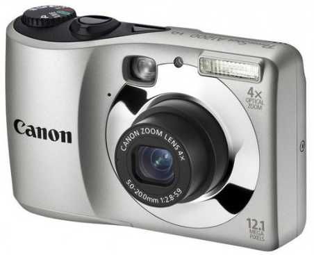 Цифров фотоапарат Canon Powershot A1200 12.1 MP с 4x оптично увеличение (сребрист)