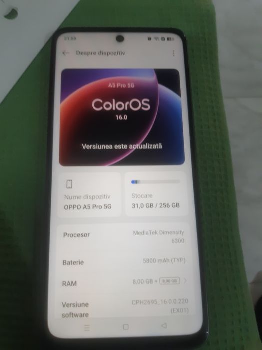 OPPO A5 PRO 5G nou