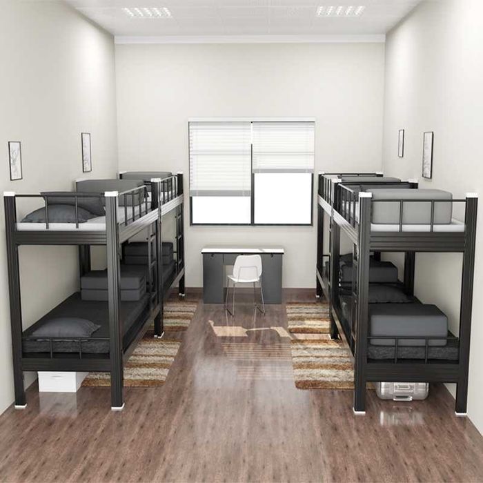 Металлическая двухъярусная кровать, нагрузка до 500 кг