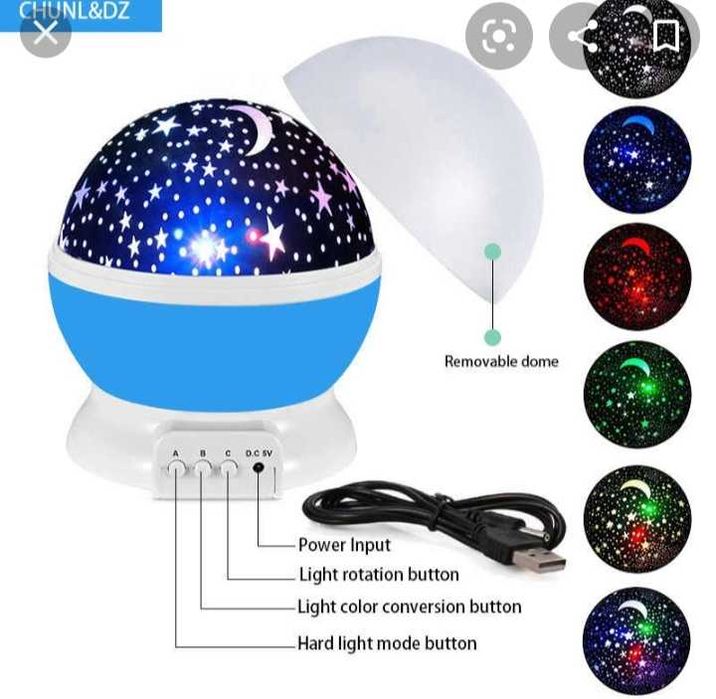 Светильник 3D звездное небо.
