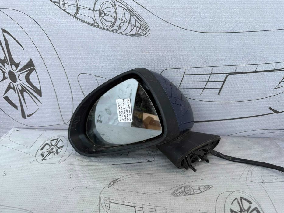 Oglindă Retrovizoare Stânga Electrică 3 Pini Opel Corsa E 13187617 / [2014-2019] / (5D3)