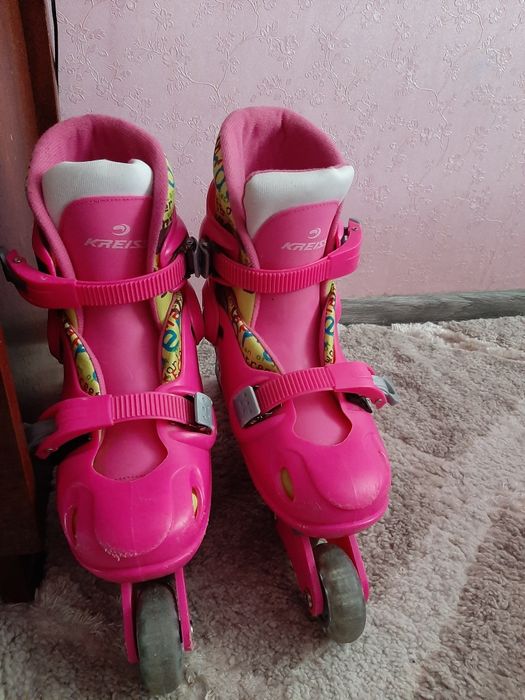 Роликовые  коньки для девочки!