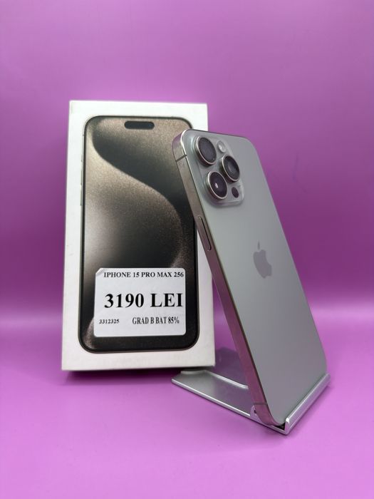 Iphone 15 pro max 256Gb •Matei Amanet Margeanului•3312