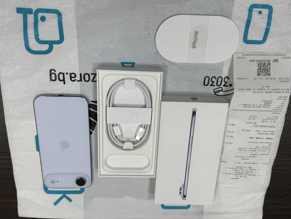 ***КАТО НОВ 256GB iPhone 17 Air Зора Гаранция 2027г. Sky Blue