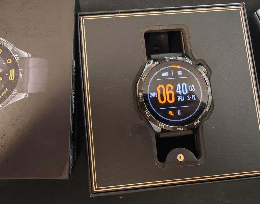 Huawei Watch GT 4 46 mm Black la cutie garanție eMag iulie 2026 ca nou