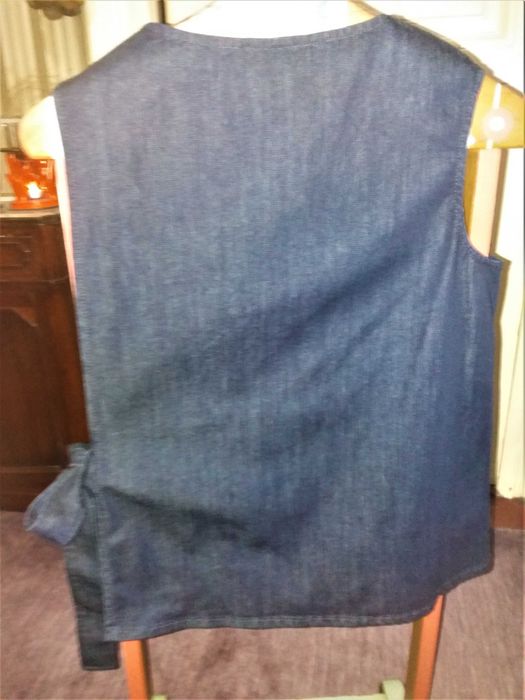 Vand vesta denim, COS, deosebita-inchidere doar cu cordon pe o parte