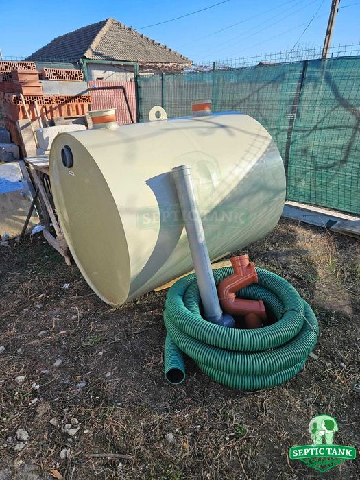 Fosa Septica 1500L cu Kit Dren Incl. - Livrare din Stoc in TOATA Tara!