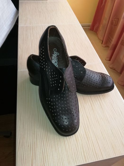 Pantofi piele Clujana militari noi