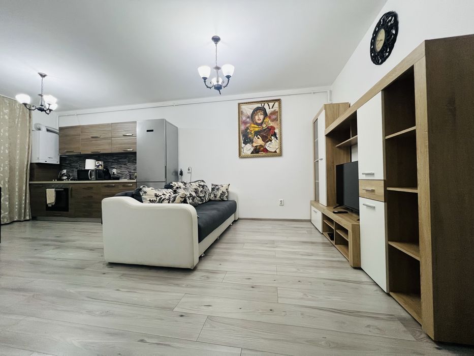 Imchiriez apartament 2 camere  modern mobilat cu  balcon  In Sibiu.