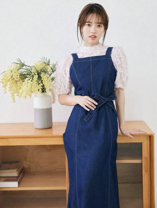Rochie imitatie denim