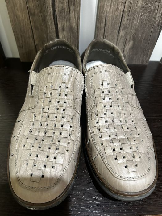 мужские туфли 42 р кожа rieker