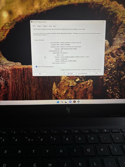 Laptop  gaming acer v15  i5 gen 13 si rtx 5050