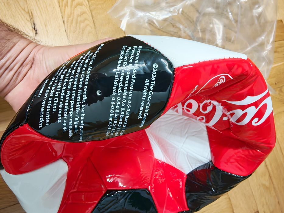 Minge de football Coca Cola 2026