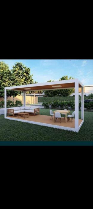 Vand magazie terasa pergola