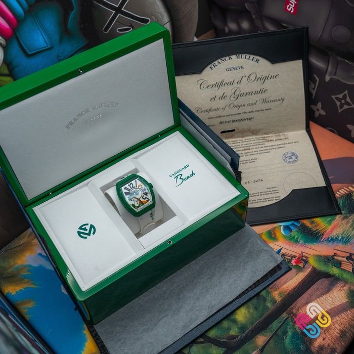 Franck Muller Vanguard Beach “FR2” Green V 41 SC DT BEACH GF VR VE BC