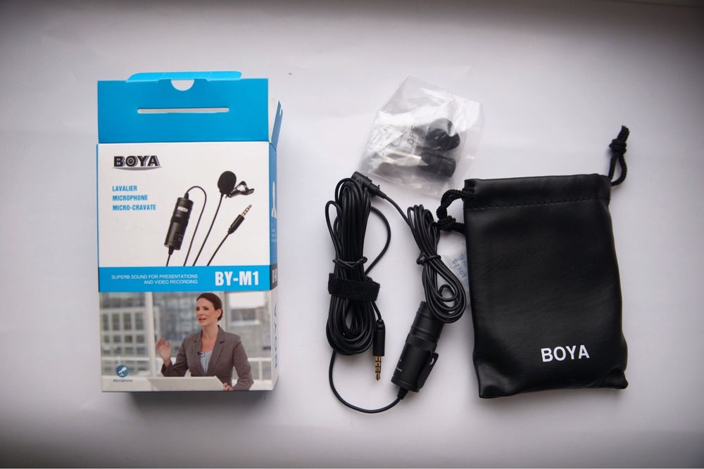 Петличка провододная для камеры и телефона BOYO BY-M1