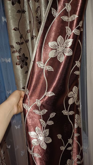 Set perdea cu draperii blackout!