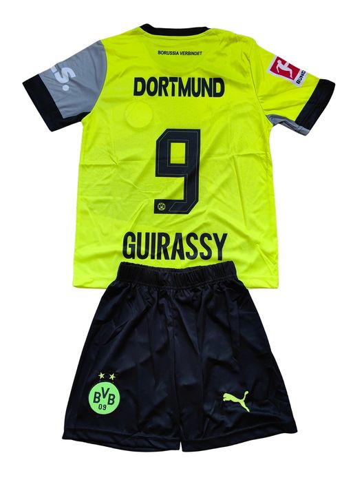 Детски футболен екип Борусия Дортмунд тениска Гираси Borussia Guirassy