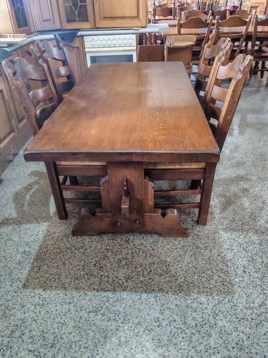 Трапезни комплекти от дъбов  масив