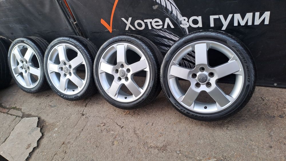 17" 5Х110мм Опел, 5x110mm Opel GM + Подарък Летни гуми 205 45 17