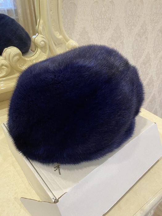 Берет норковый новый