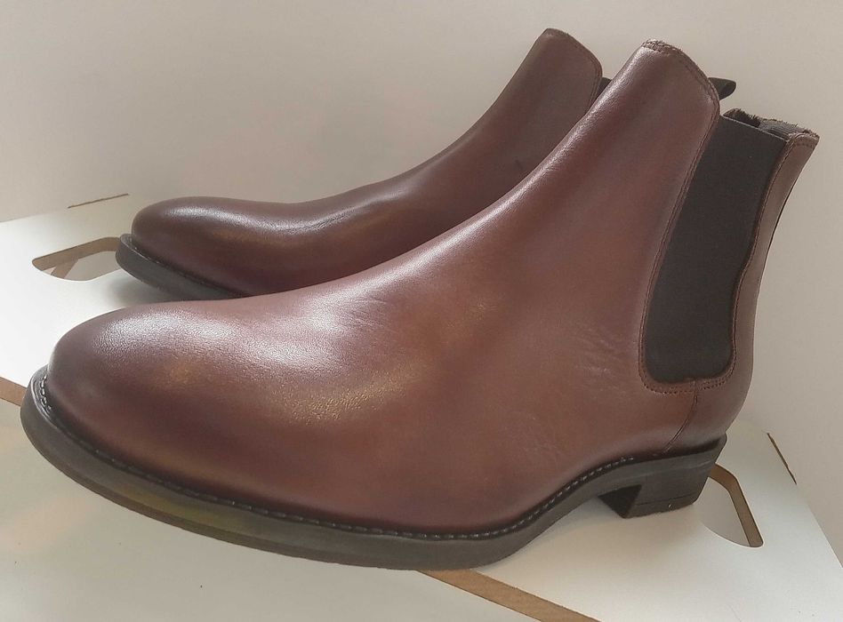 Ghete chelsea 45 plain toe premium Jack & Jones piele naturala moale