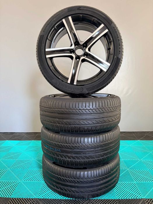 Jante cu anvelope vara 245 45 R19 Continental Sportcontact 5 dot19 7mm Bmw X3 X4 F25 F26 stare foarte buna
