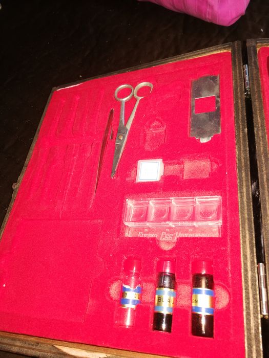 Microscop bob optik 50x900 vintage