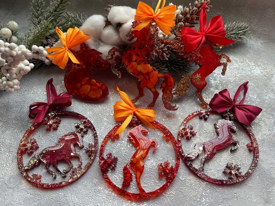 Елочные игрушки ручной работы