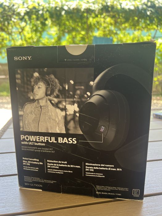 Casti Sony ULT POWER SOUND WH-ULT900N  anulare zgomot bass 30 ore sigilate noi