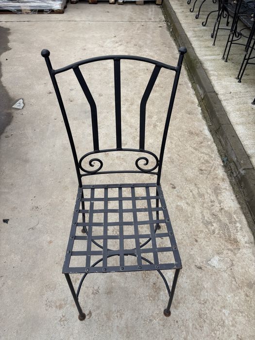 Scaune terasa din fier forjat