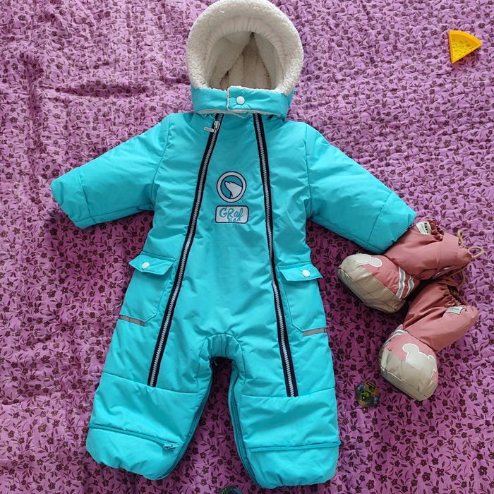 Комбинизон зимний размер 80