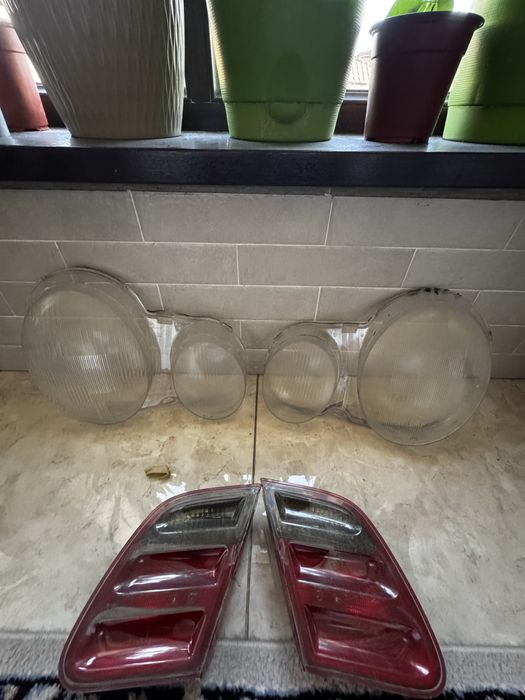 Мерс w210 фары решотка стоп рест